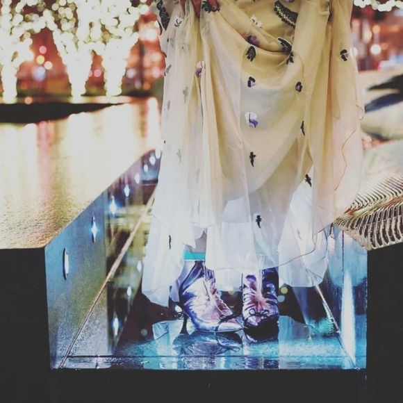 Marco de Vincenzo metallic bow booties 9.5 - Picture 10 of 10